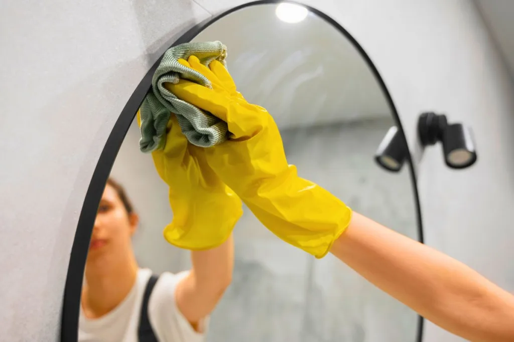 De ultieme truc om spiegels schoon te maken en te beschermen tegen vingerafdrukken
